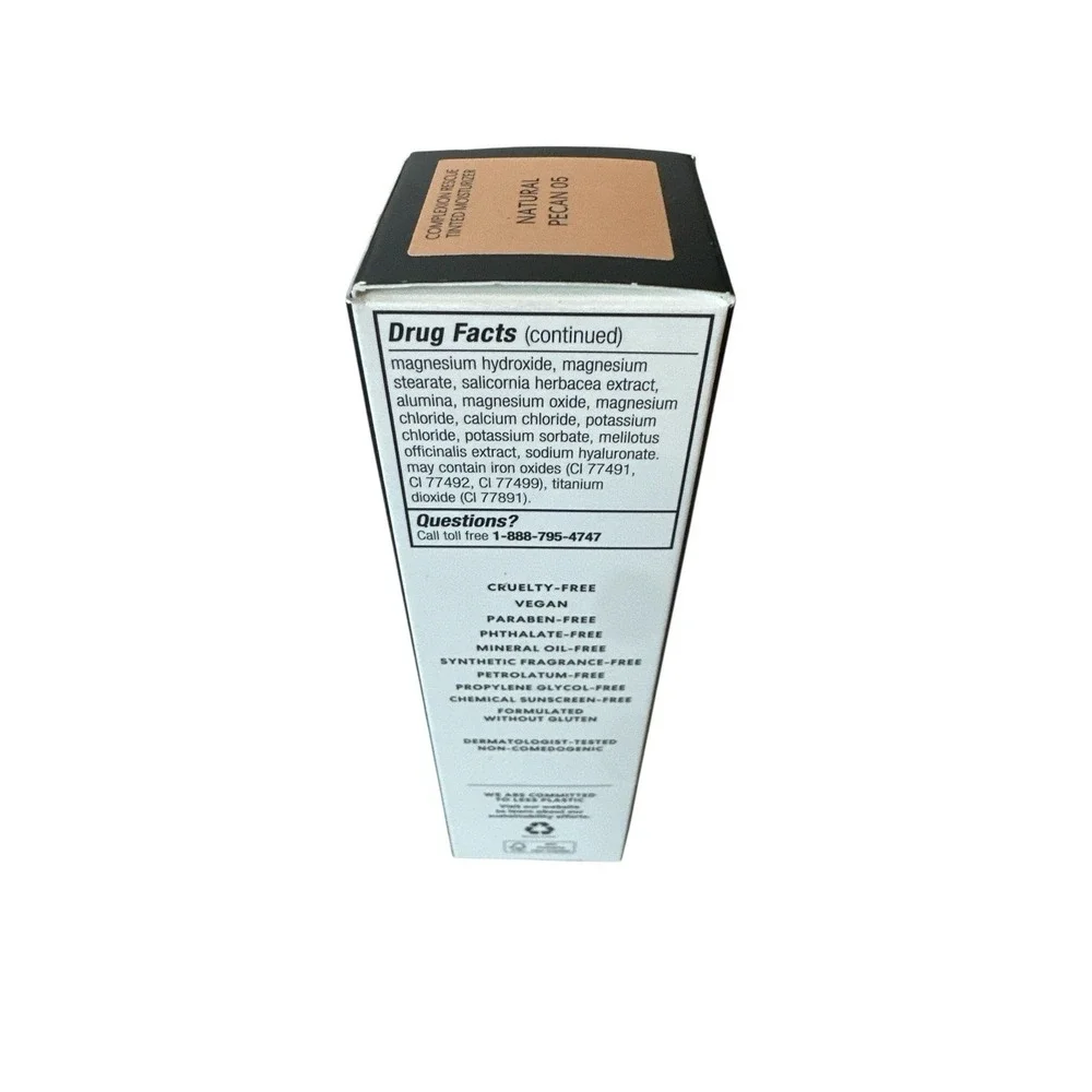 BareMinerals Complexion Tinted Moisturizer SPF 30 Sunscreen Natural Pecan 05 New